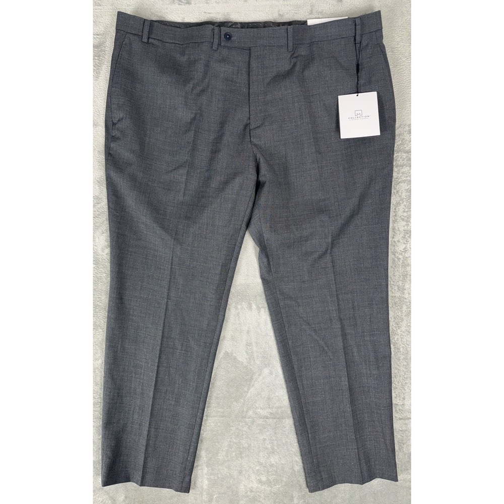 Collection by Michael Strahan Tech Wool Classic Stretch Suit Pants Gray 46x30